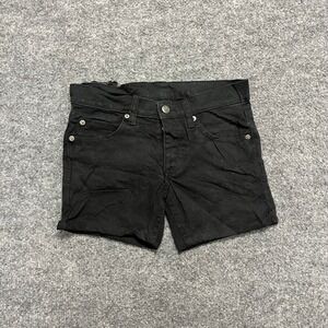 Cheap Monday Shorts Womens Size 27 Black Denim Narrow OD Slim Fit Casual Stretch